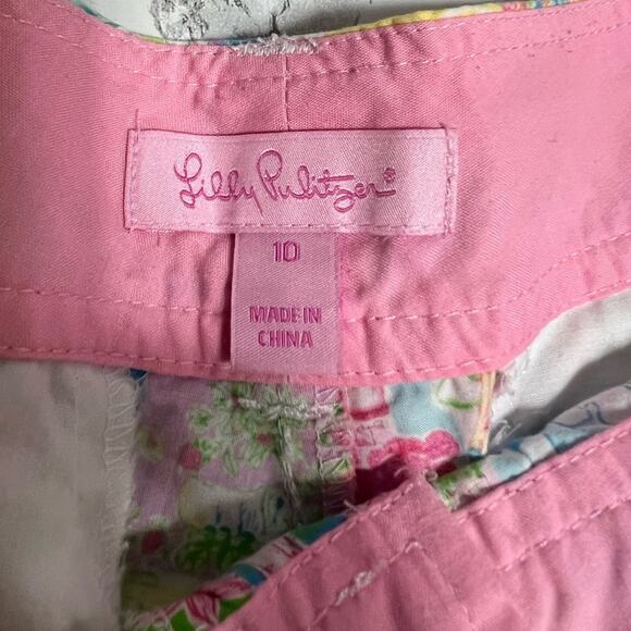 Lilly Pulitzer State of Mind Callahan Shorts Sz 10 - Picture 7 of 7